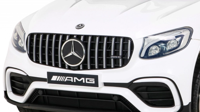 Mercedes Benz GLC63S pro děti bílý + dálkové ovládání + pohon 4x4 + MP3 LED + EVA + pomalý start