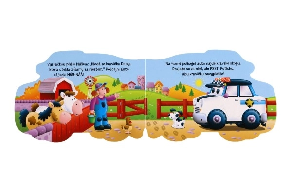 Dětská knížečka - Policejní auto
