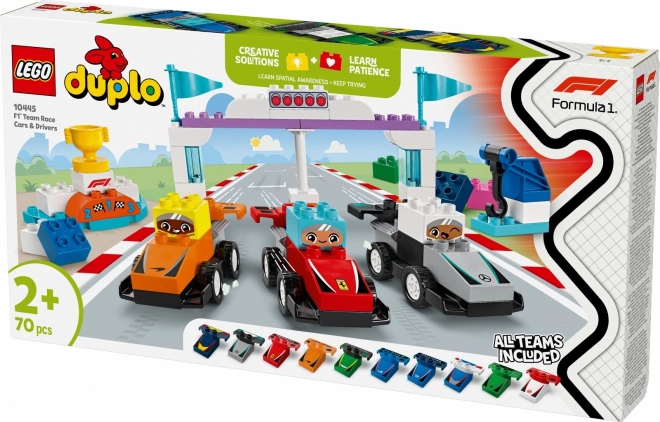 Bolidy Formule 1 a řidiči DUPLO