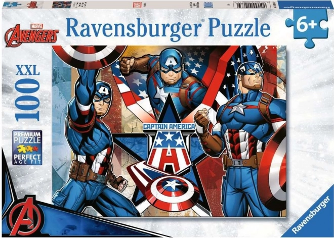 Puzzle Marvel Kapitán Amerika 100 dílků