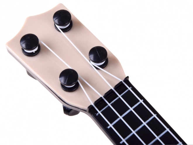 Mini ukulele pro děti 25 cm – krém