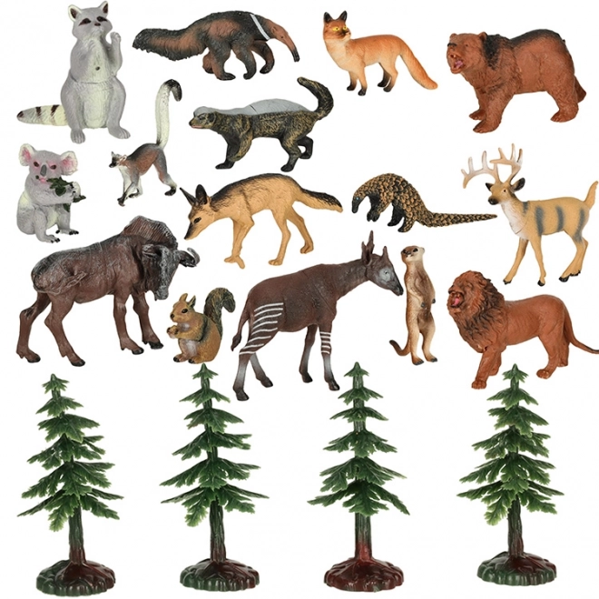 Zoo zvířecí figurky - 19 kusů