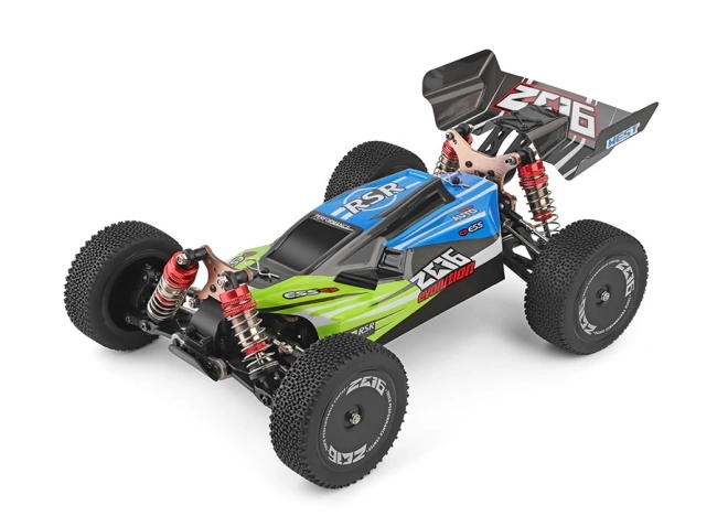 RC auto na dálkové ovládání WLtoys 144001 4x4 1:14 zelené