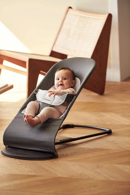 BABYBJORN - Lehátko BALANCE SOFT COTTON/JERSEY - růžová/šedá – Šedá / šedá