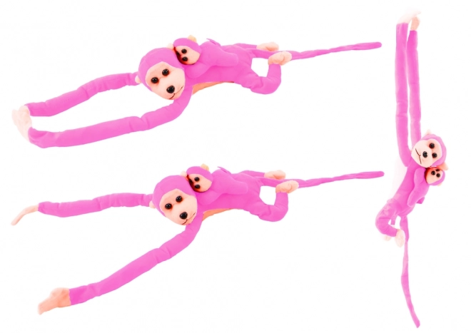 Plyšový maskot Baby Monkey Pink 70 cm