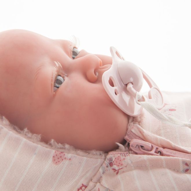 Antonio Juan 80110 SWEET REBORN NACIDA - realistická panenka miminko s měkkým látkovým tělem - 40 cm