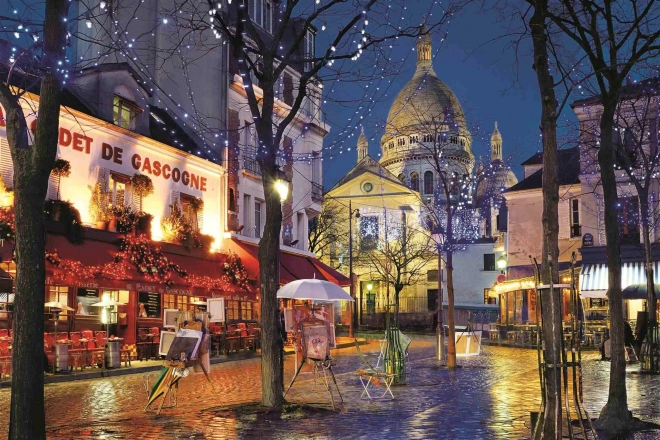 Puzzle 1500 kusů compact Paris Montmarte