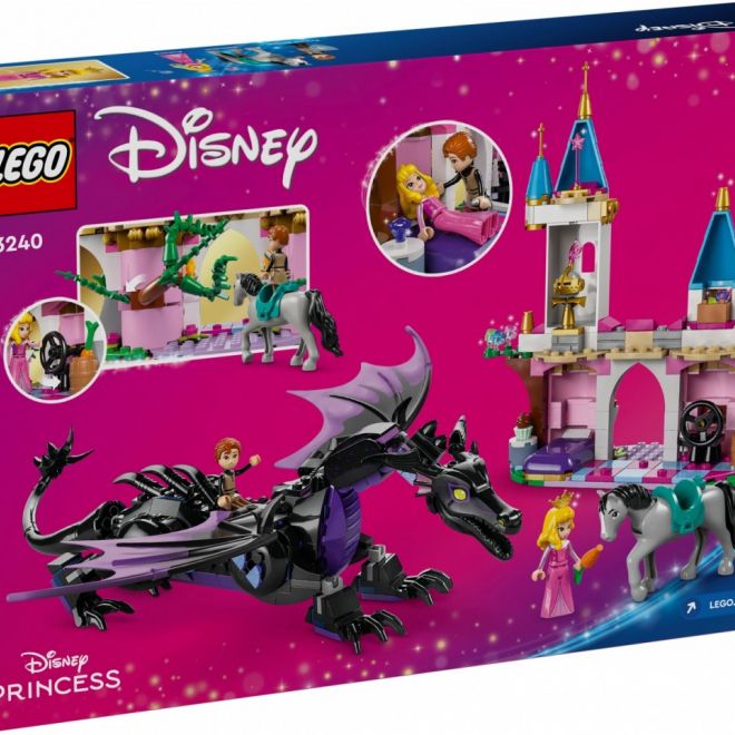 Cihličky Disney Princess 43240 Diabolina jako drak