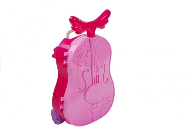 Toaletní stolek v kufříku na kolečkách Fiddle Mirror
