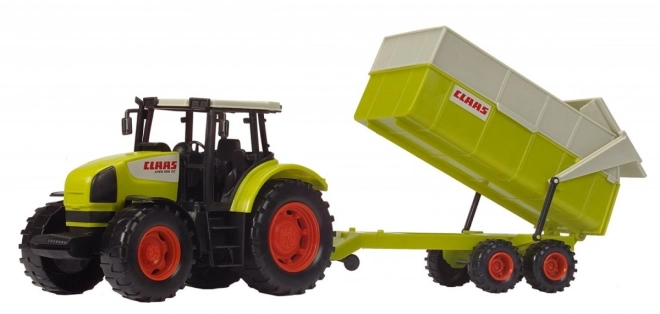 Traktor Claas Ares s přívěsem