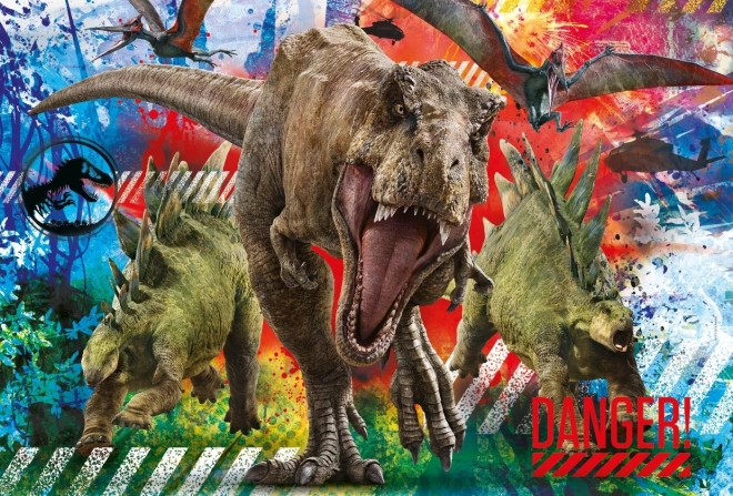 Puzzle 60 dílků maxi super color Jurassic World