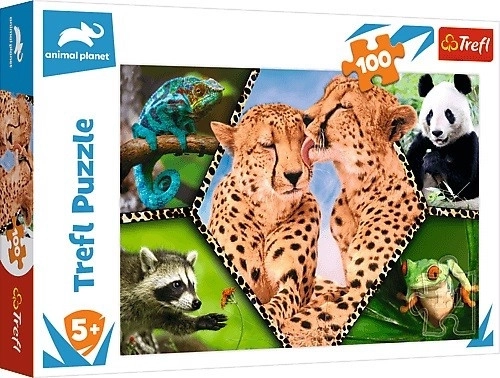 Puzzle 100 prvků - přírodní krásy Animal Planet