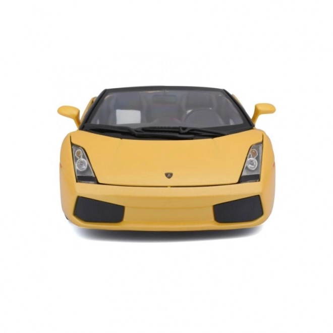 Kovový model autíčka Lamborghini Gallardo Spyder žlutý