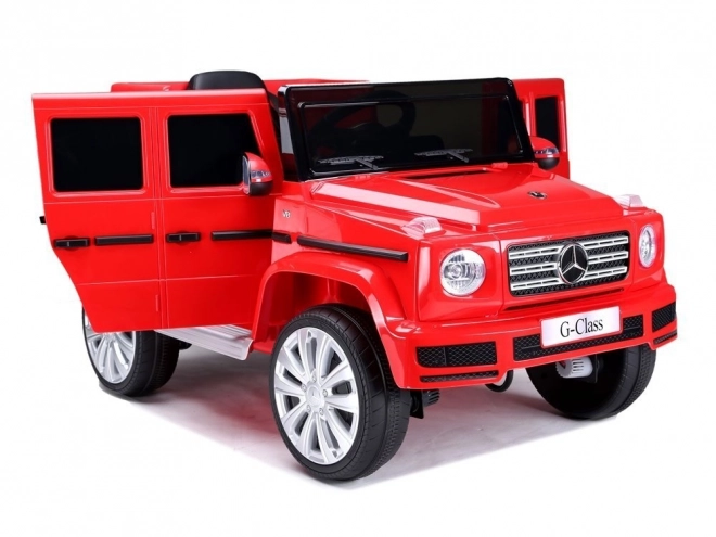 Mercedes G500 baterie auto červená