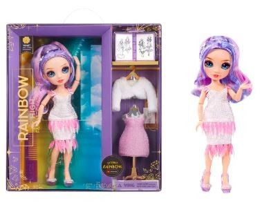 Rainbow High Fantastic Fashion Doll - Fialová - Violet Willow
