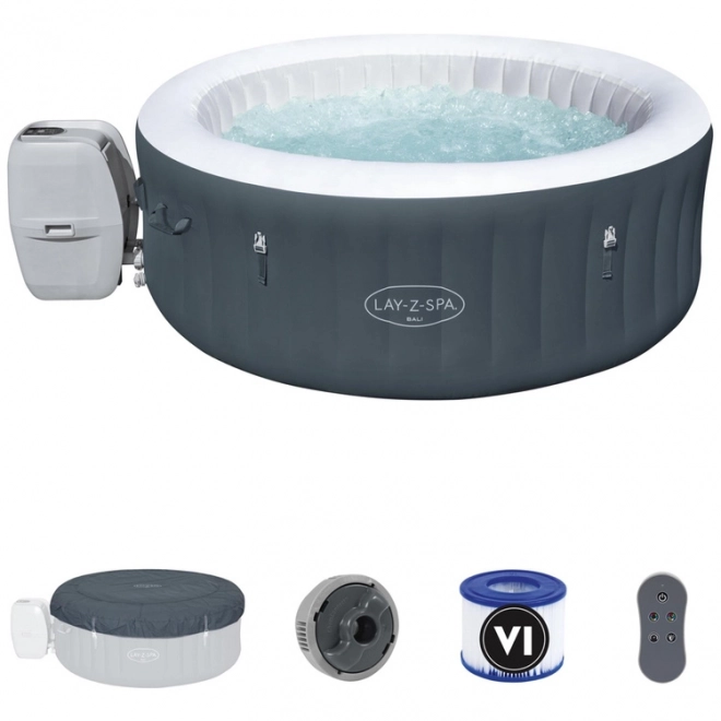Bestway vířivka LayZSpa BALI 4os vedl světlo 60009