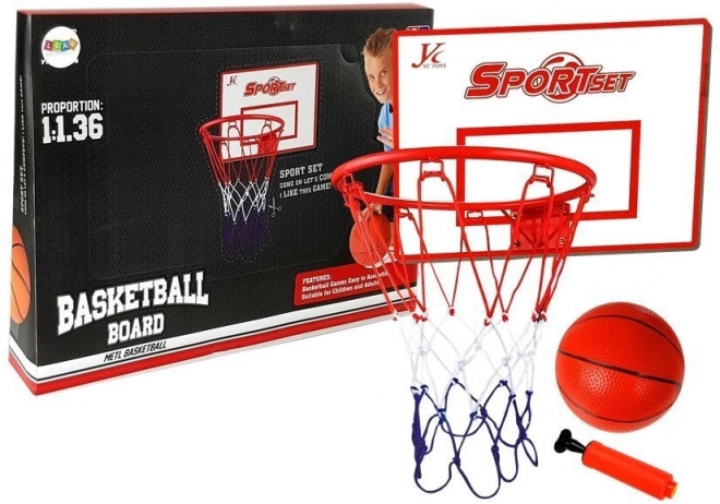Basketbalová sada Velký koš Závěsný basketbalový koš