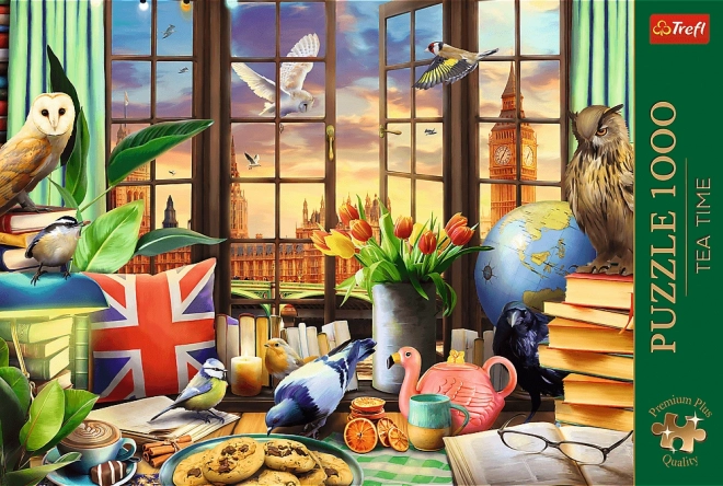 TREFL Puzzle Premium Plus Tea Time: Vše britské 1000 dílků