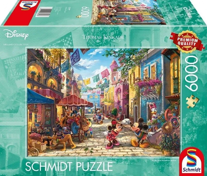 Puzzle Mickey & Minnie v Mexiku 6000 dílků