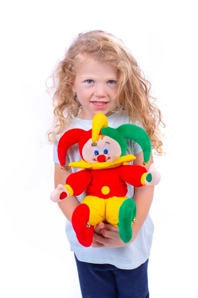Pohádky vyprávějící kašpárek 30 cm