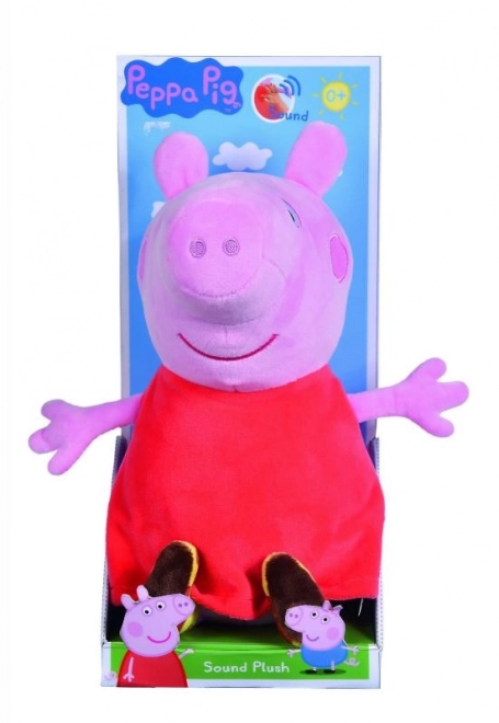 Plyšové Prasátko Peppa Pig se zvukem, 22 cm