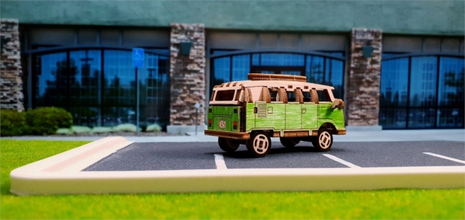 Wooden City 3D puzzle Superfast Minibus Retro