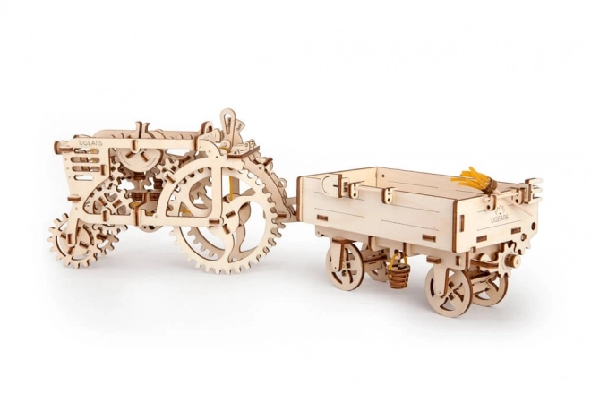 Ugears 3D puzzle - Vlečka 68 dílků