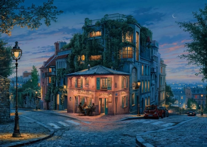 ART PUZZLE Puzzle La Maison Rose - Růžový dům 1000 dílků