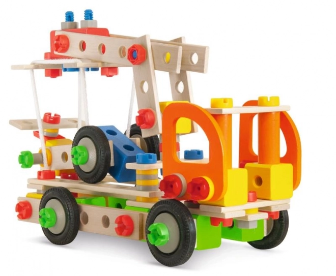 Stavebnice Constructor 4 Autojeřáb, 170 dílů