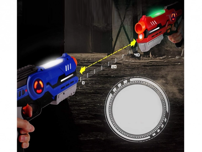 Laserové paintballové zbraně laser tag 2ks ZA3776 – CZ/NI