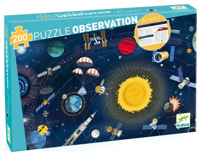 DJECO Puzzle Observation: Vesmír 200 dílků