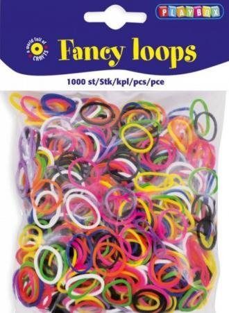 PLAYBOX Gumičky Fancy loops 1000 ks