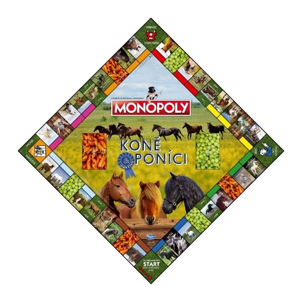 Monopoly Koně a poníci společenská hra v krabici 40x27x5,5cm