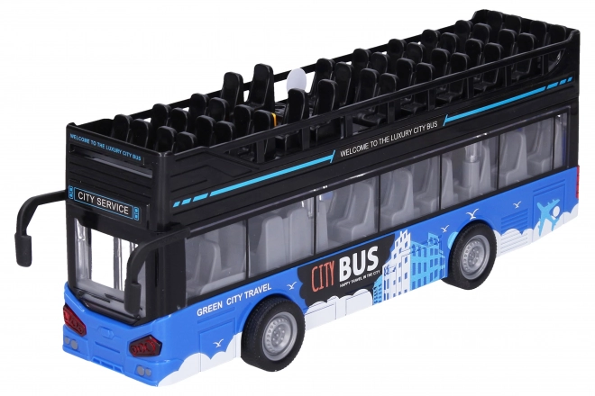 Autobus dvoupatrový vyhlídkový s efekty 28 cm