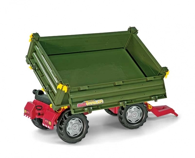 Rolly Toys přívěs zelený na dvě nápravy
