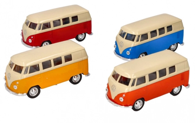 Kovový model autobusu Volkswagen T1