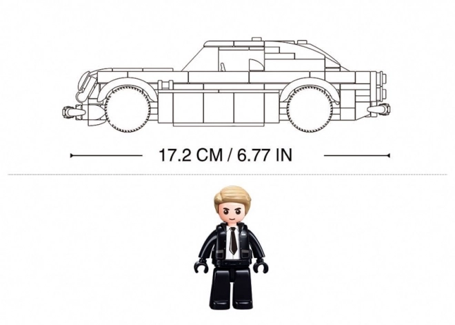 Sluban Model Bricks M38-B1125 Auto tajného agenta