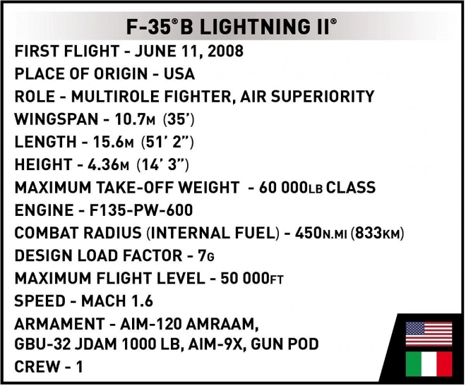 Stavebnice F-35B Lightning II