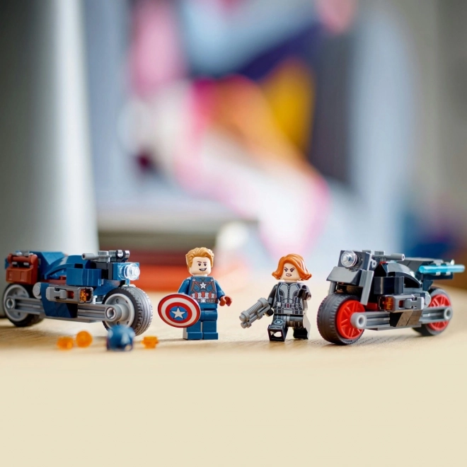 LEGO Super Heroes 76260 Black Widow a Captain America na motorkách