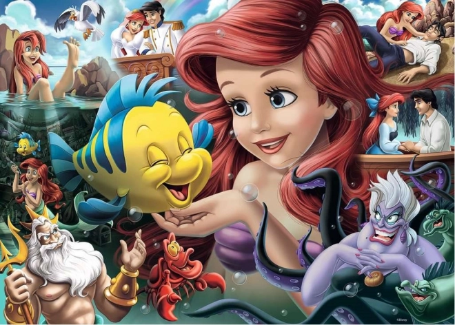 RAVENSBURGER Puzzle Disney hrdinky č.3: Malá mořská víla 1000 dílků