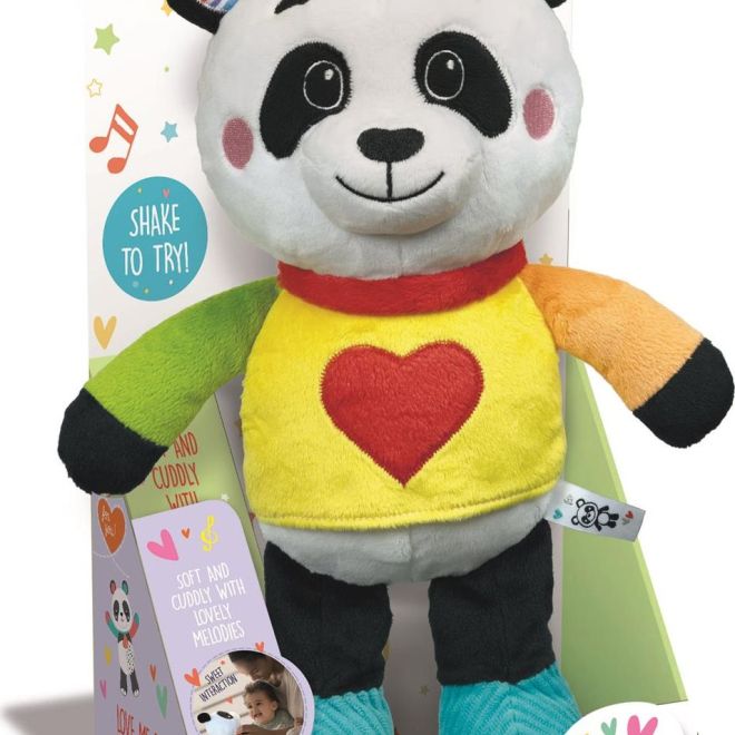CLEMENTONI BABY Plyšová Milující panda