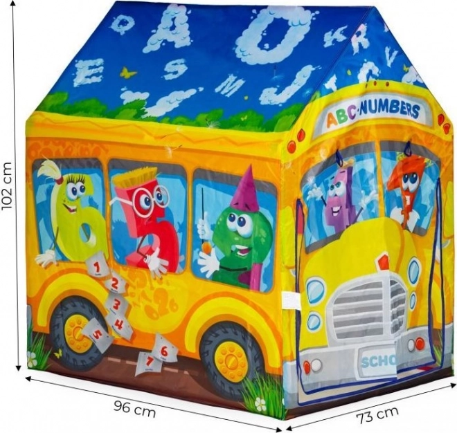 ECOTOYS Dětský stan na hraní Autobus