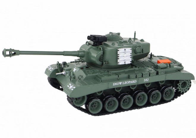 Dálkově ovládaný tank Leopard RC 1:18 šedý