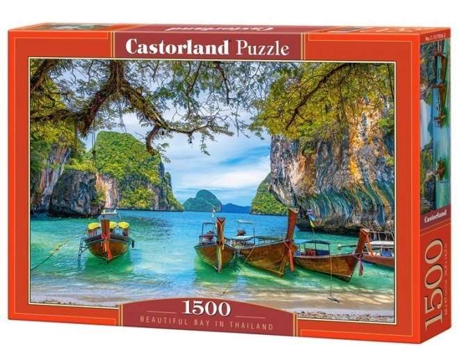 Puzzle 1500 dílků Thajsko krásná zátoka