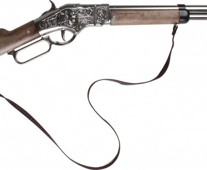 Kovová kovová kovbojská puška Gonher na kapslíky 8 ran.