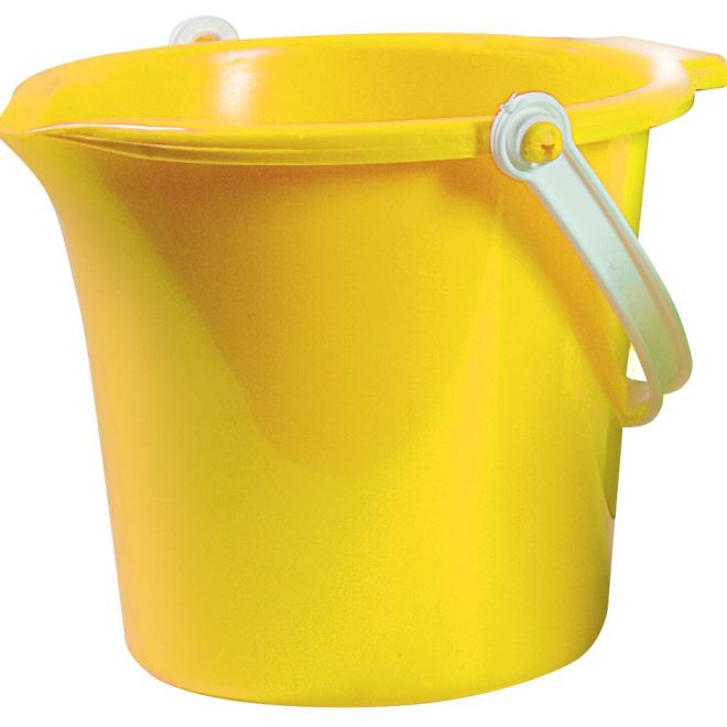 Androni Kyblík s výlevkou - průměr 18 cm, žlutý