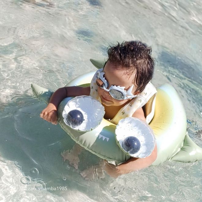 Dětské plavecké brýle - Shark Tribe, Khaki