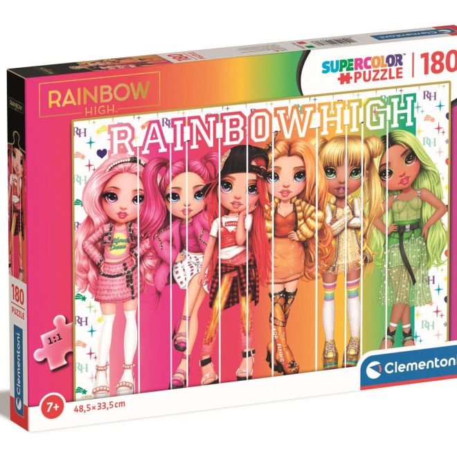 CLEMENTONI Puzzle Rainbow High 180 dílků