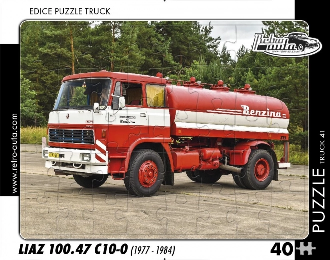 Retro Auta Puzzle Kamion Liaz 100.47