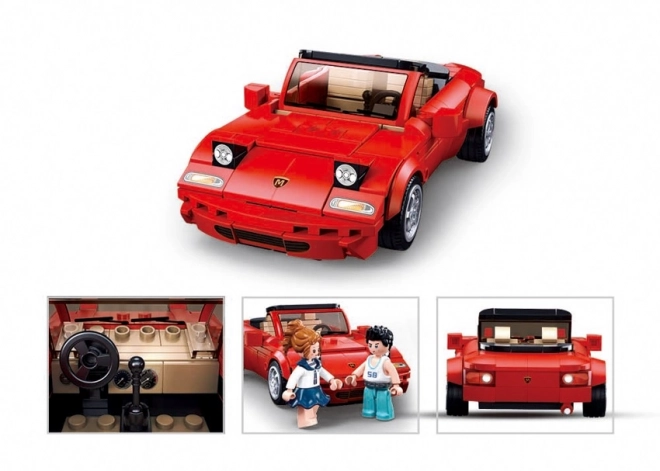 Sluban Model Bricks M38-B1128 Sportovní vůz MX5